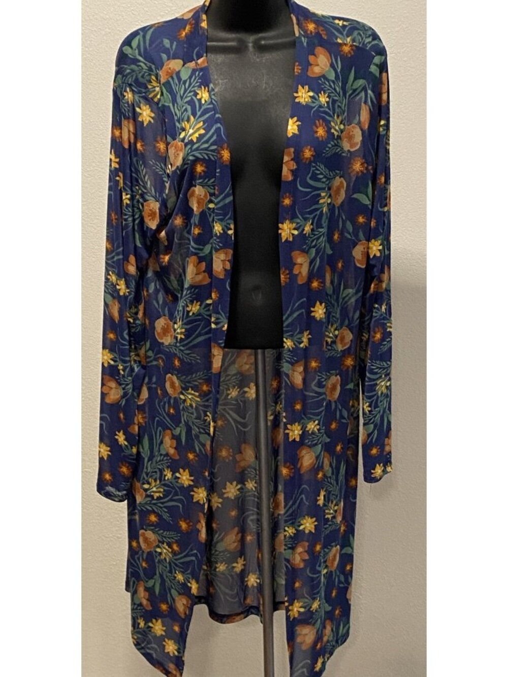 Shelia Rose Womens Size XL Cover Top Floral Lightweight Stretchy
